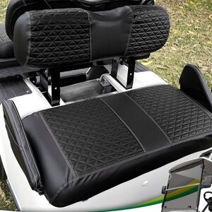 Black Golf Cart Seat Cushion Covers